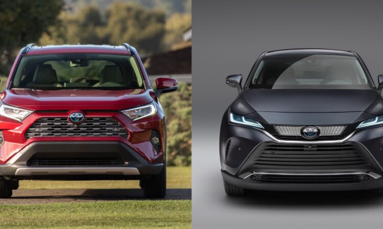 ¿Es el Toyota Venza más grande que el Toyota RAV4?