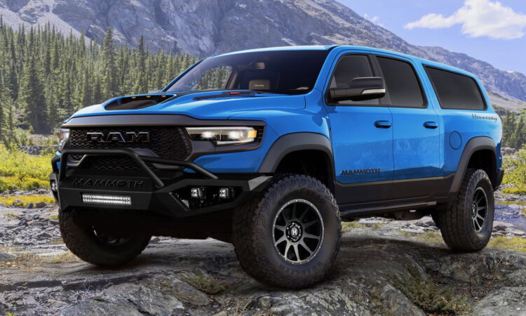 Ram 1500 TRX presentado con 7 asientos