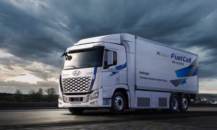 Hyundai semi-eléctrico de hidrógeno