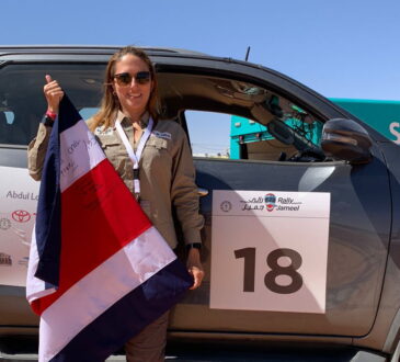 Costarricense María Luisa Fabres compite en Arabia Saudita