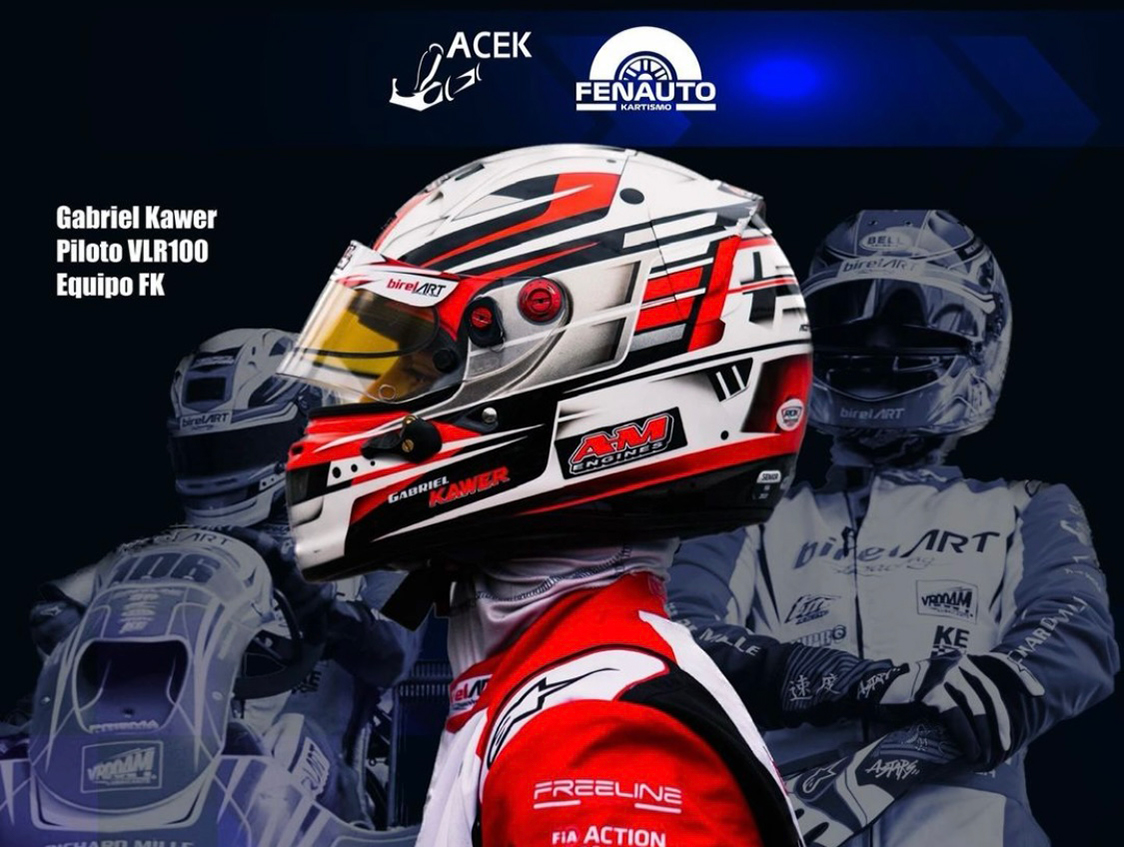 Gabriel Kawer representó a Costa Rica en el campeonato del mundo CIK FIA