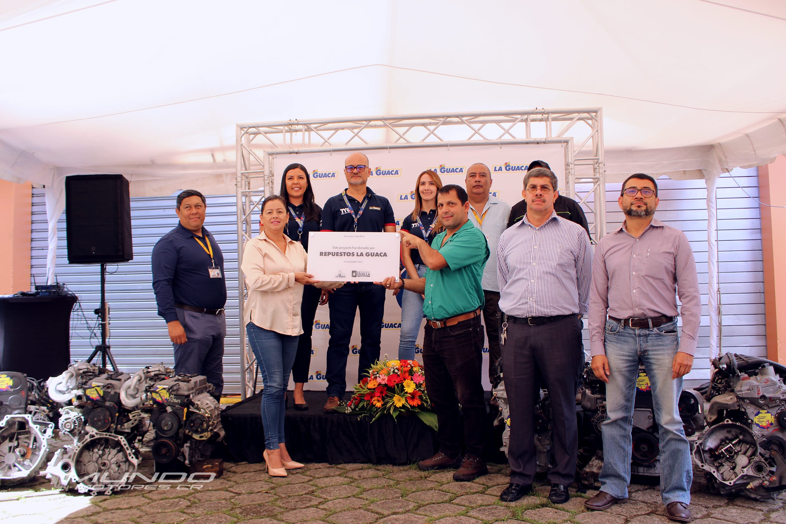 Alianza de Repuestos La Guaca y el Colegio Monseñor Sanabria