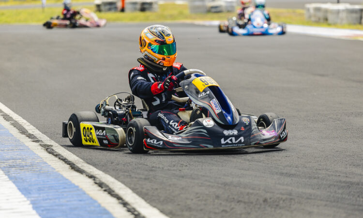 emoción en la punta del campeonato nacional de invierno de kartismo