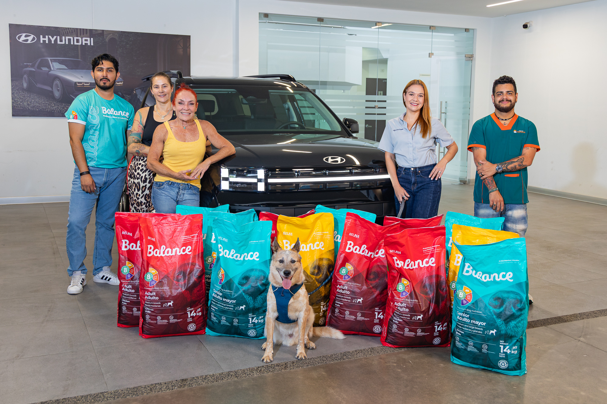 Hyundai recolectó más de siete toneladas de alimento en el Zaguatón