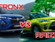 Suzuki Fronx vs Toyota Raize