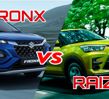 Suzuki Fronx vs Toyota Raize