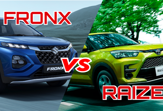Suzuki Fronx vs Toyota Raize