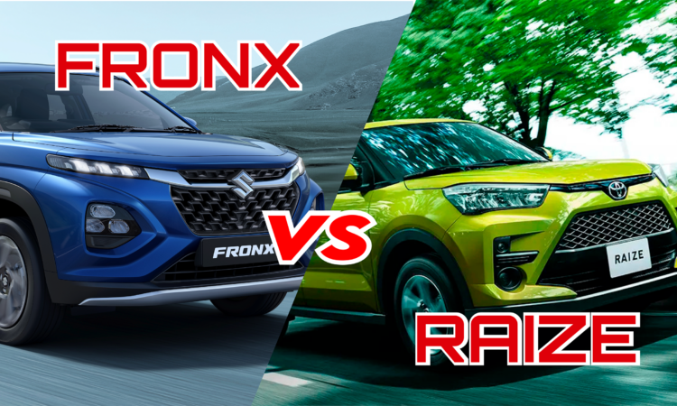 Suzuki Fronx vs Toyota Raize